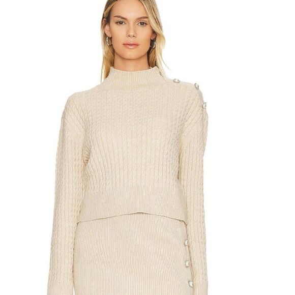 NWT Revolve Stitches and Stripes Lilit Turtleneck in Latte womens size medium - Picture 2 of 16